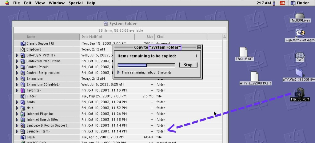 Custom OS9 ROM Installation